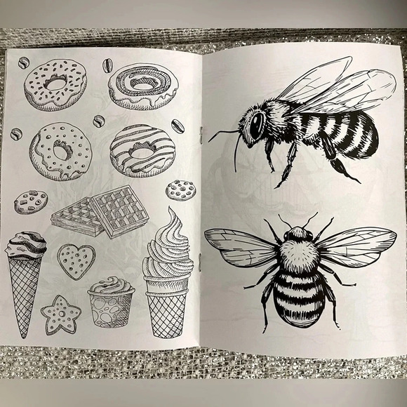 Woodland Creek Country Style Adult Coloring Books Nature Wildlife NWOT - Picture 6 of 7